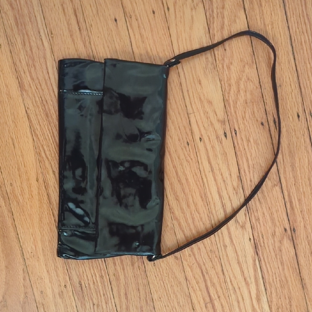 Payless Black Clutch Wristlet